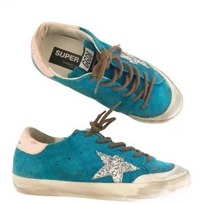 Golden Goose Superstar Penstar lizard printed suede size 38